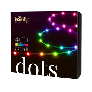 Twinkly Dots, 400 LED, IP20, 20 m, läbipaistev - Nutikas valgusriba TWD400STP-TEU