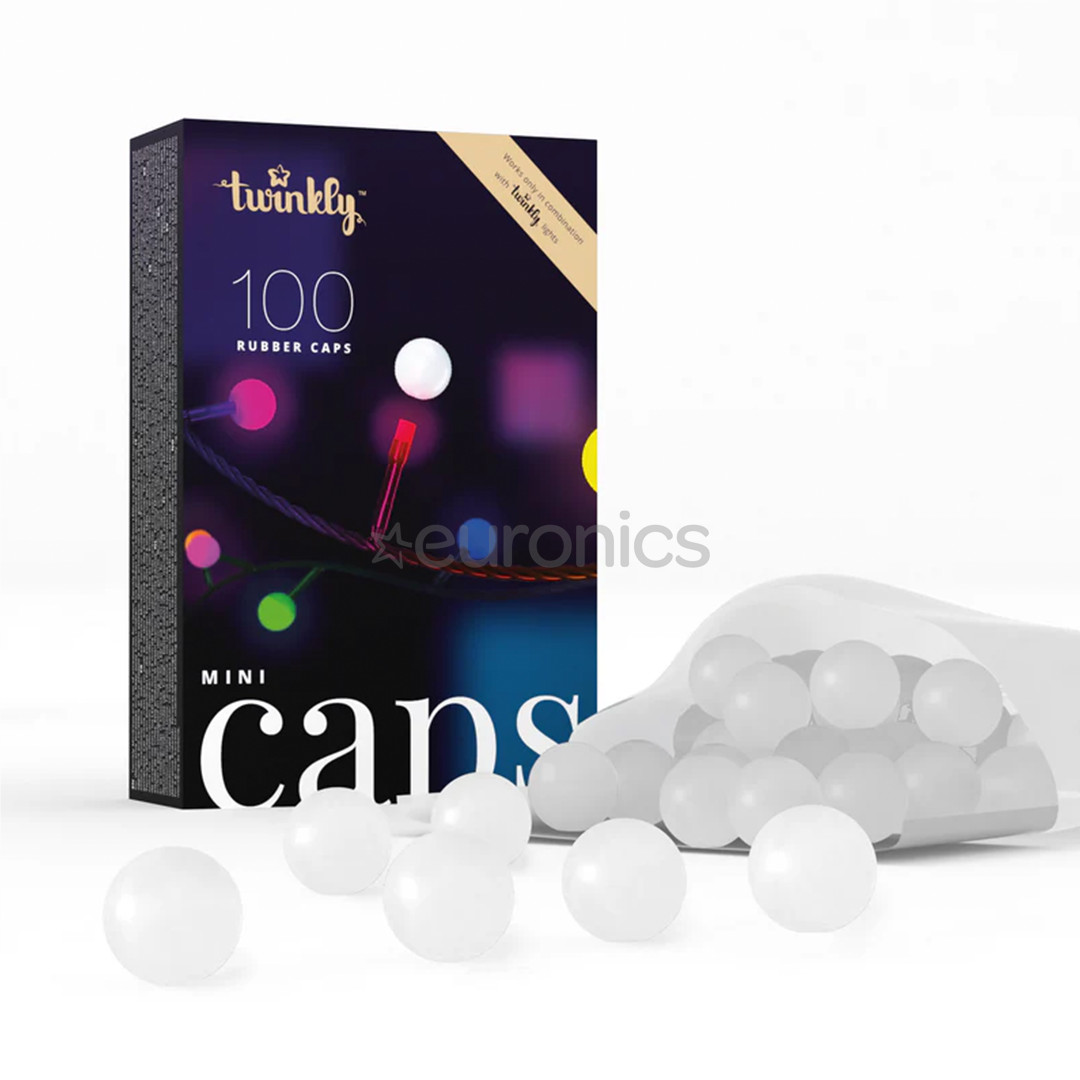 Twinkly MiniCaps, 100 tk, valge - Katted