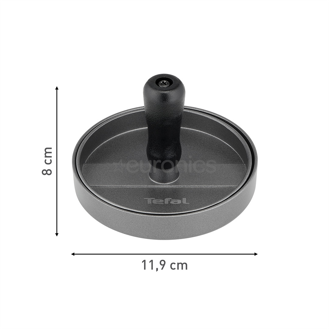 Tefal, black - Burger press
