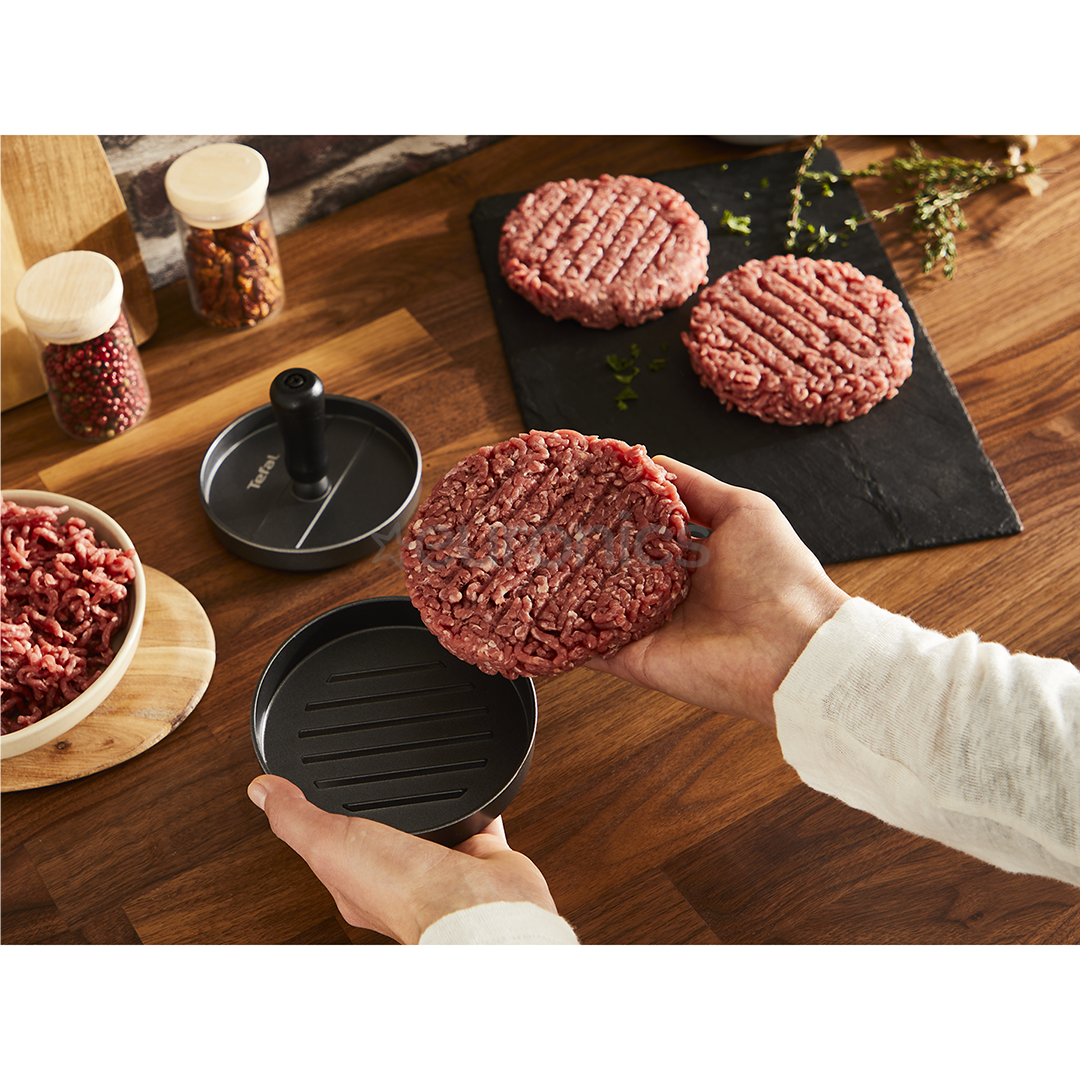 Tefal, black - Burger press