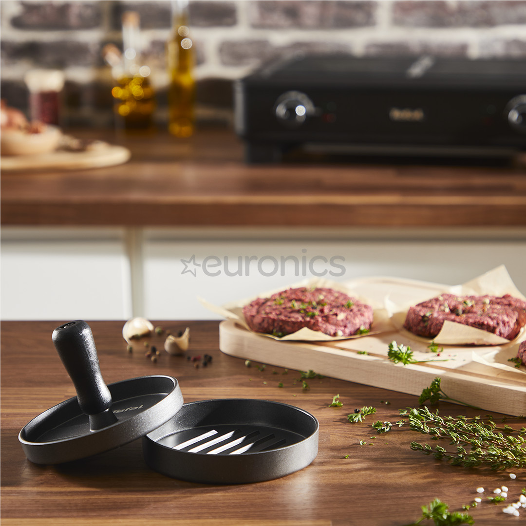 Tefal, black - Burger press