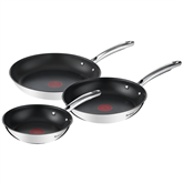 Tefal Duetto+, 20/24/28 cm, 3-osaline, roostevaba teras - Praepannide komplekt
