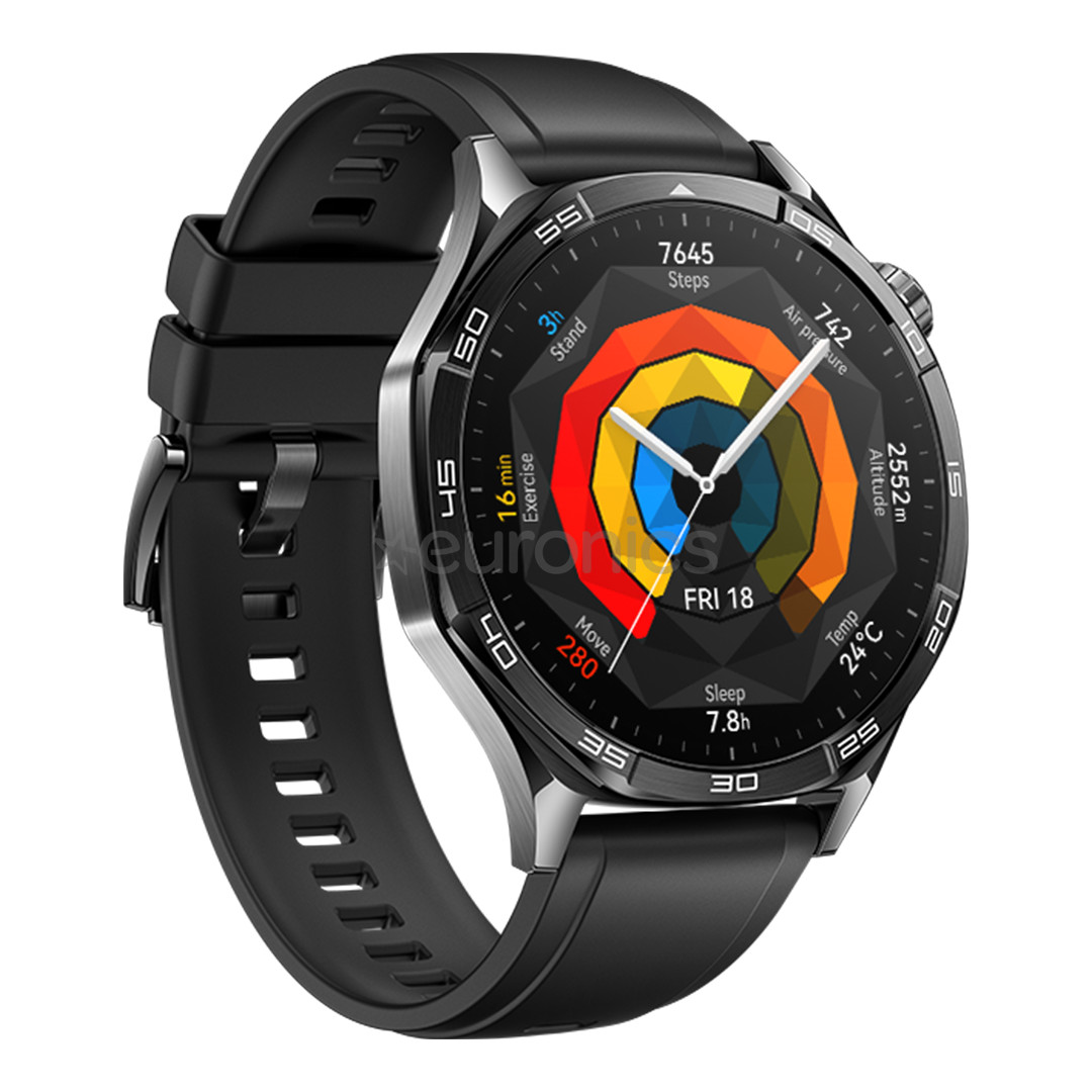 Huawei Watch GT 5, 46 mm, must - Nutikell