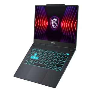 MSI Cyborg 14 A13V, 14'', 144 Hz, WUXGA, i7, 16 GB, 512 GB, RTX 4060, must - Sülearvuti