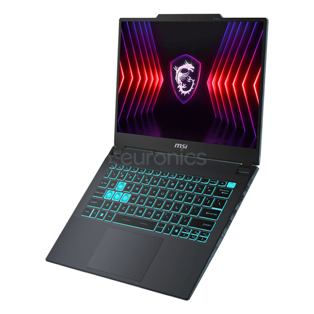 MSI Cyborg 14 A13V, 14'', 144 Hz, WUXGA, i7, 16 GB, 512 GB, RTX 4060, must - Sülearvuti