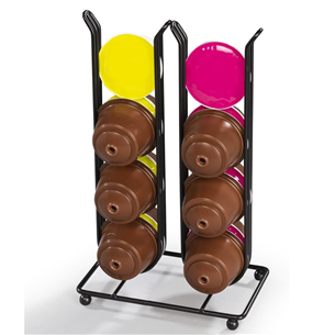 Xavax, Dolce Gusto ja Nespresso Vertuo, 16 kapslit, mattmust - Kohvikapslite hoidik