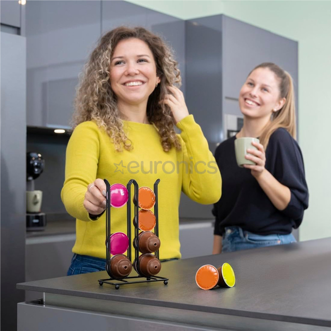 Xavax, Dolce Gusto ja Nespresso Vertuo, 16 kapslit, mattmust - Kohvikapslite hoidik