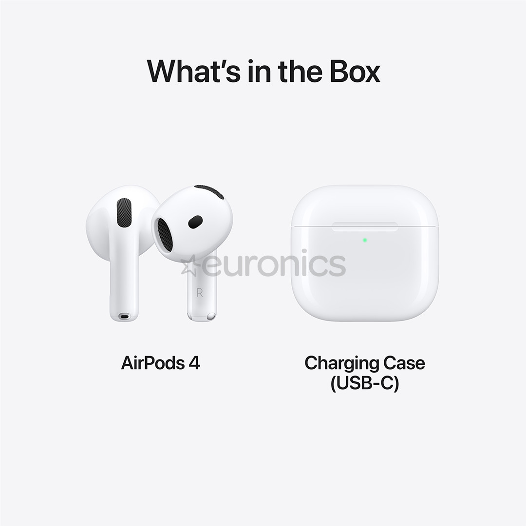 Apple Airpods 4 ANC, white - Wireless earphones