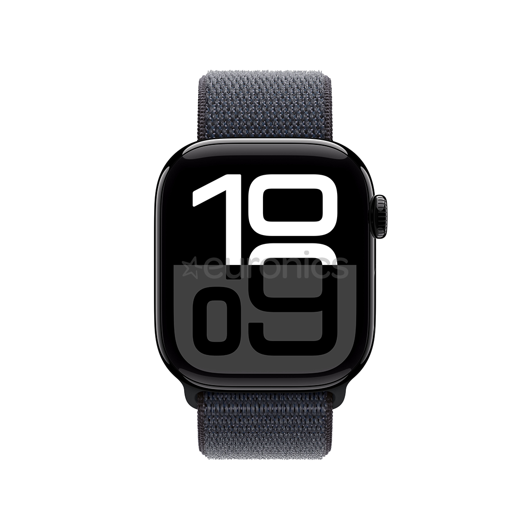 Apple Watch Series 10 GPS + Cellular, 42 mm, sport loop, must alumiinium / must - Nutikell