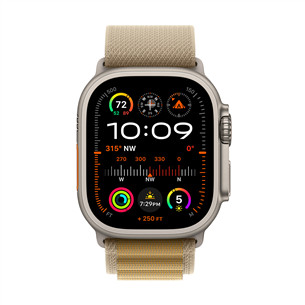 Apple Watch Ultra 2, 49 mm, Alpine Loop, Medium, tan - Smartwatch