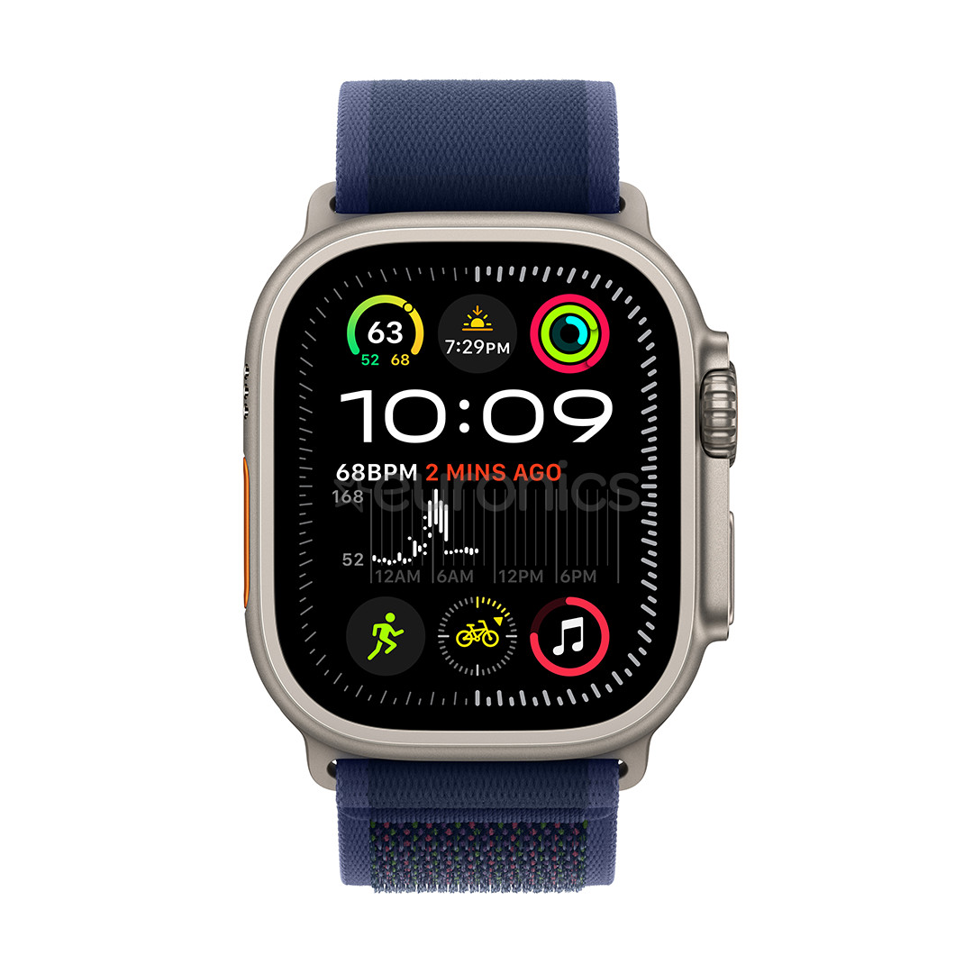 Apple Watch Ultra 2, 49 mm, Trail Loop, M/L, sinine - Nutikell