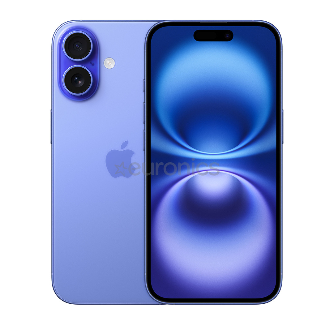 Apple iPhone 16, 256 GB, sinine - Nutitelefon