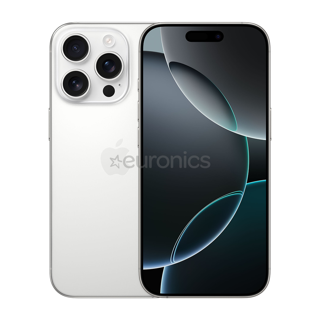 Apple iPhone 16 Pro, 256 ГБ, белый - Смартфон