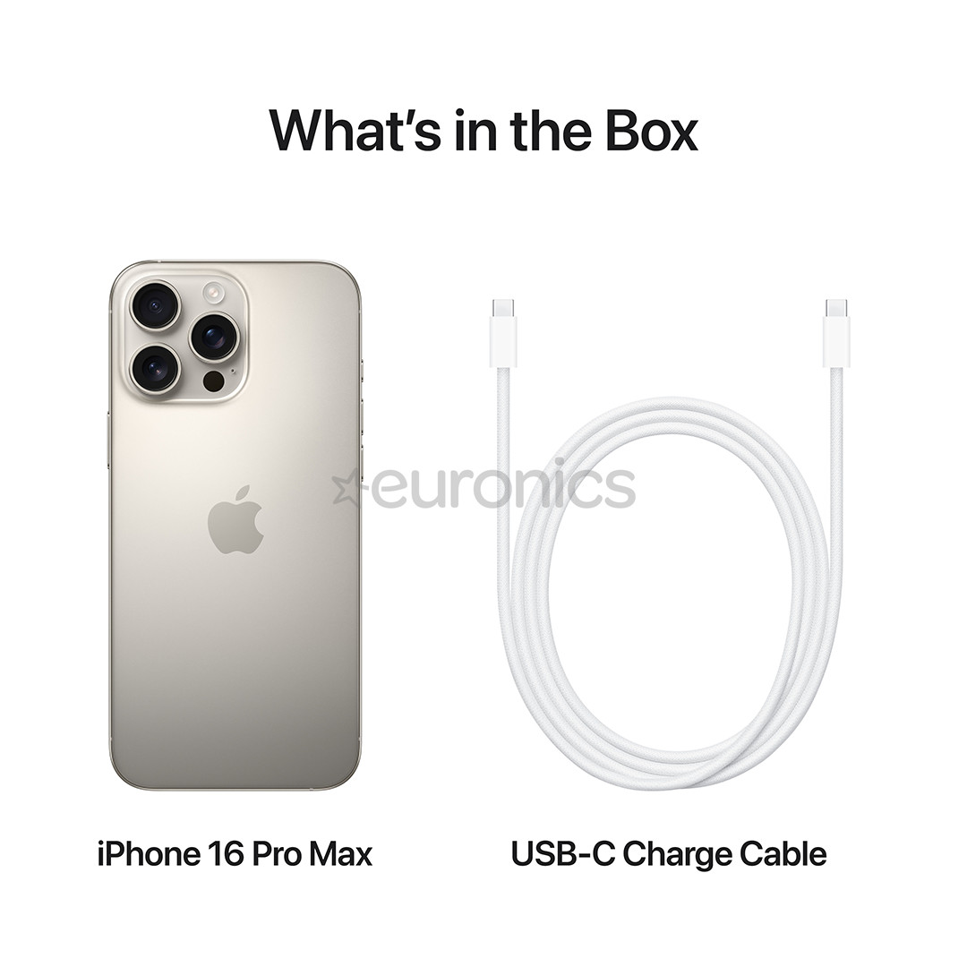 Apple iPhone 16 Pro Max, 256 ГБ, серый - Смартфон