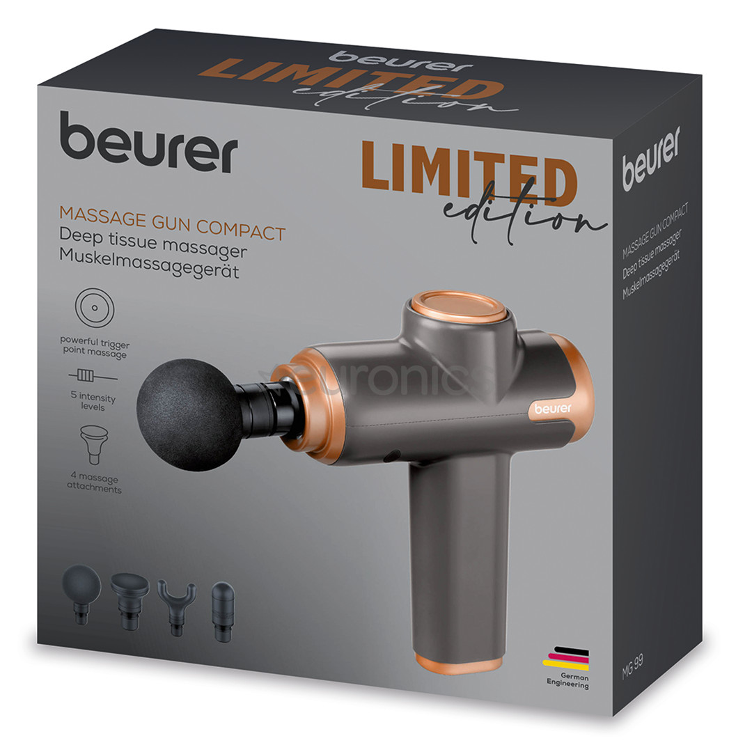 Beurer, Limited Edition, kompaktne, must - Massaažiseade