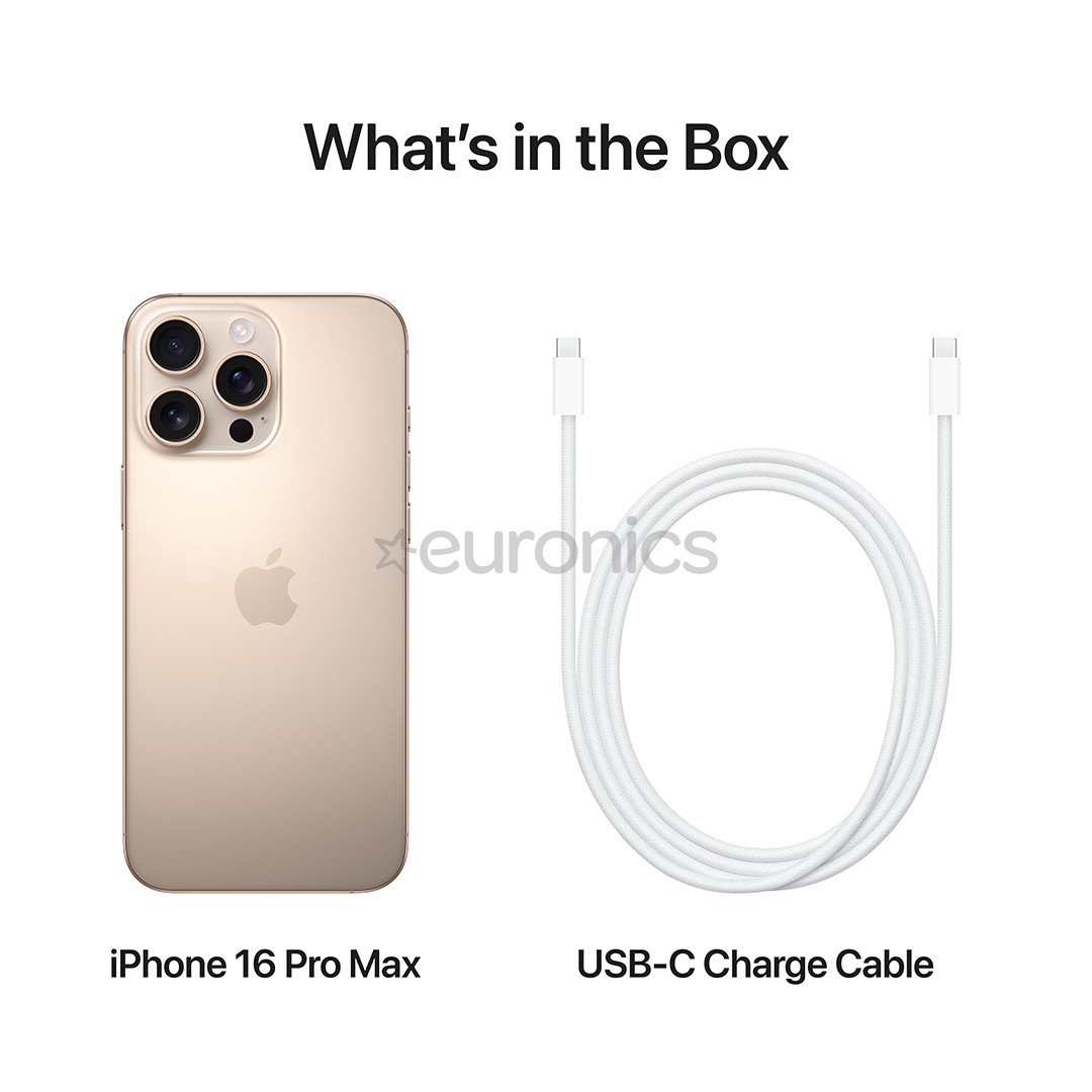 Apple iPhone 16 Pro Max, 512 GB, desert titanium - Smartphone