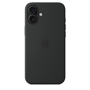 Apple Silicone Case with Magsafe, iPhone 16 Plus, черный - Чехол MYY93ZM/A