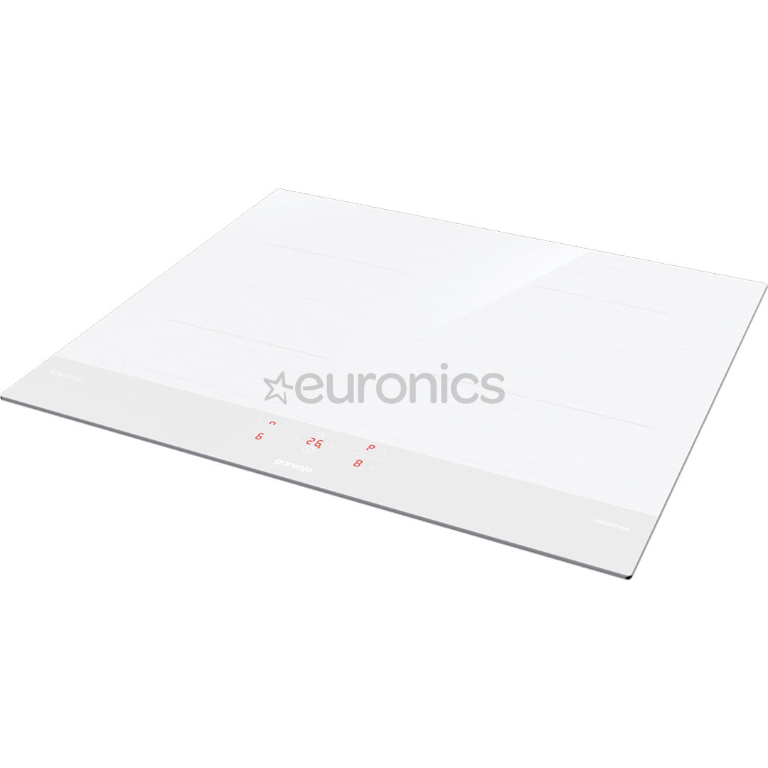 Gorenje, laius 59,5 cm, raamita, valge - Integreeritav induktsioonpliidiplaat