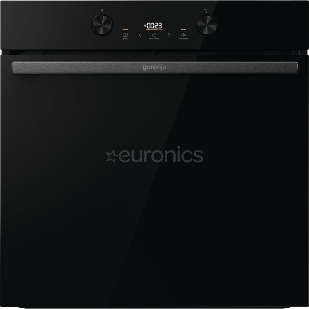 Gorenje, 77 L, black - Built-in oven