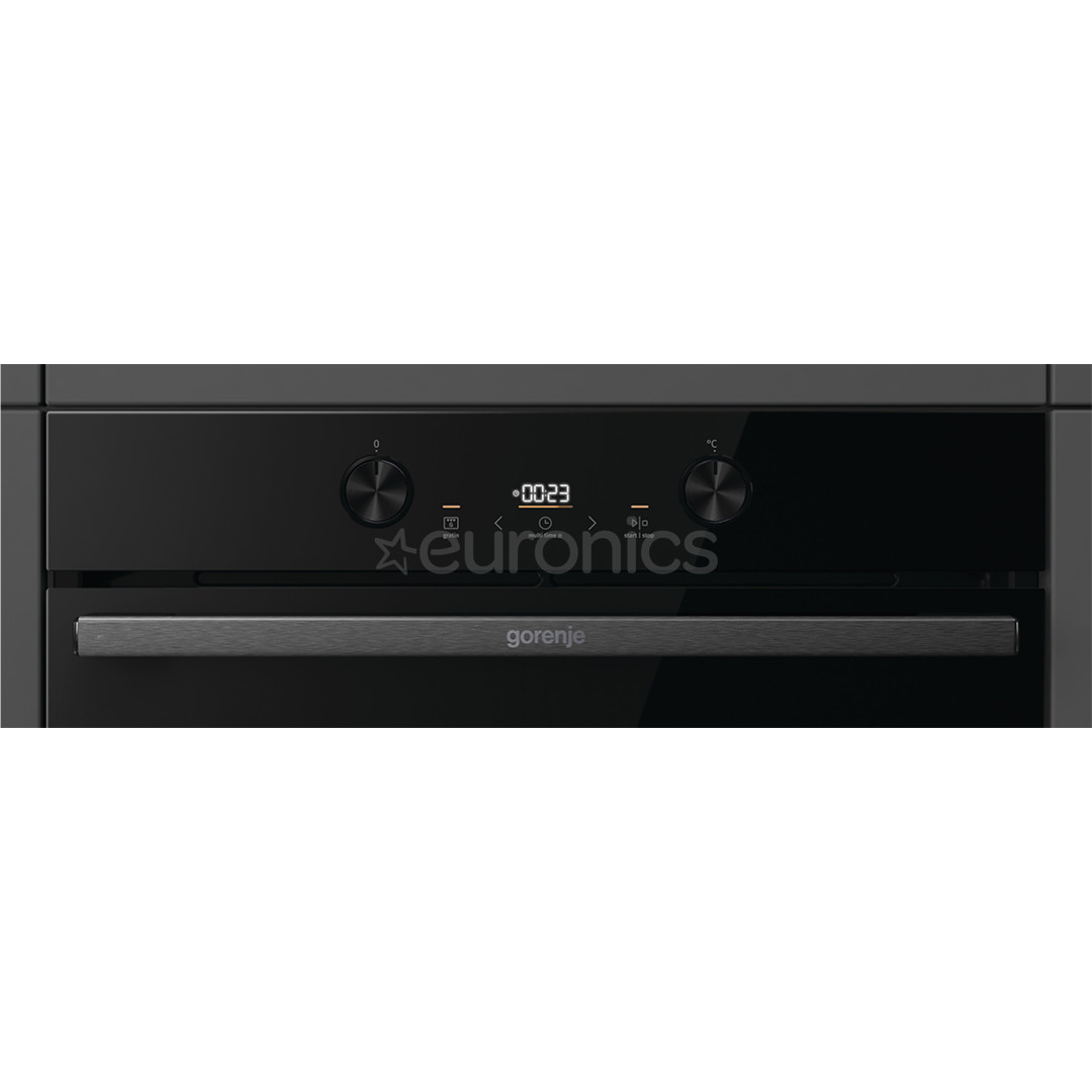 Gorenje, 77 L, black - Built-in oven