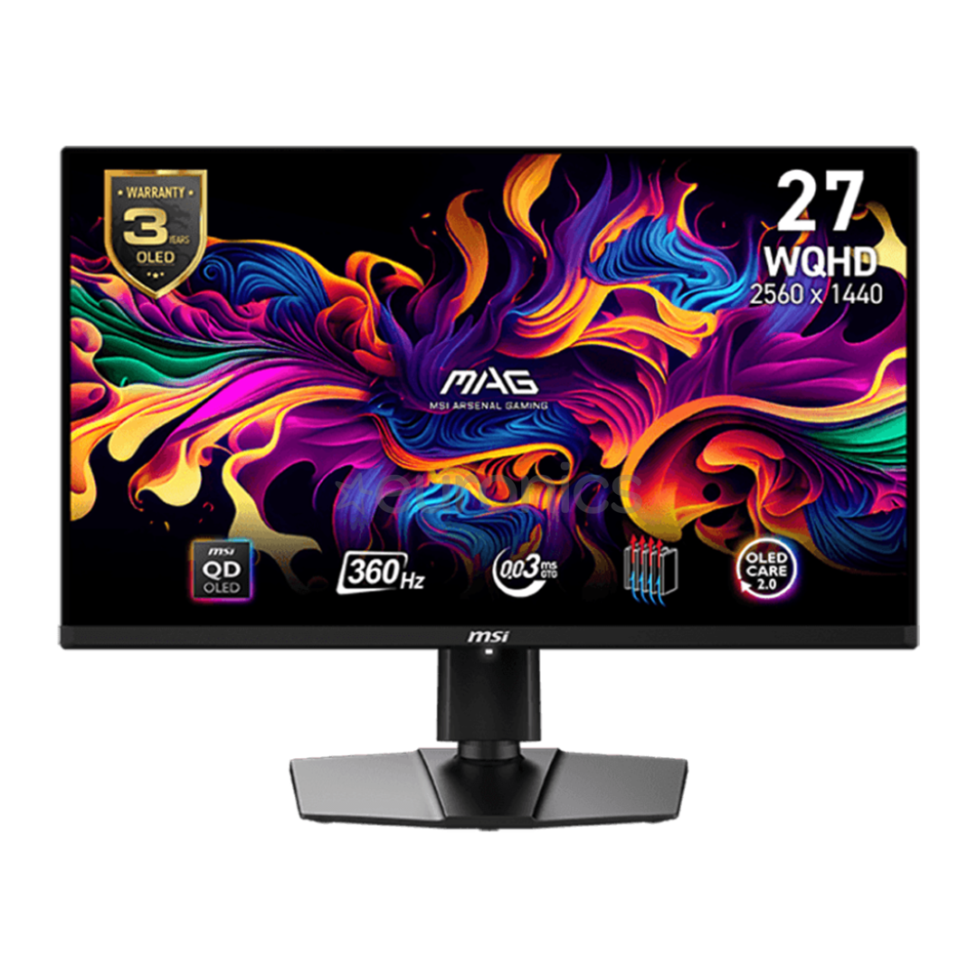 MSI MAG271 QPX, 27'', 360 Гц, QHD, QD-OLED, черный - Монитор