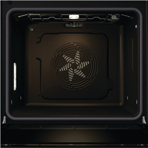 Gorenje, 77 L, pyrolytic cleaning, black - Built-in oven