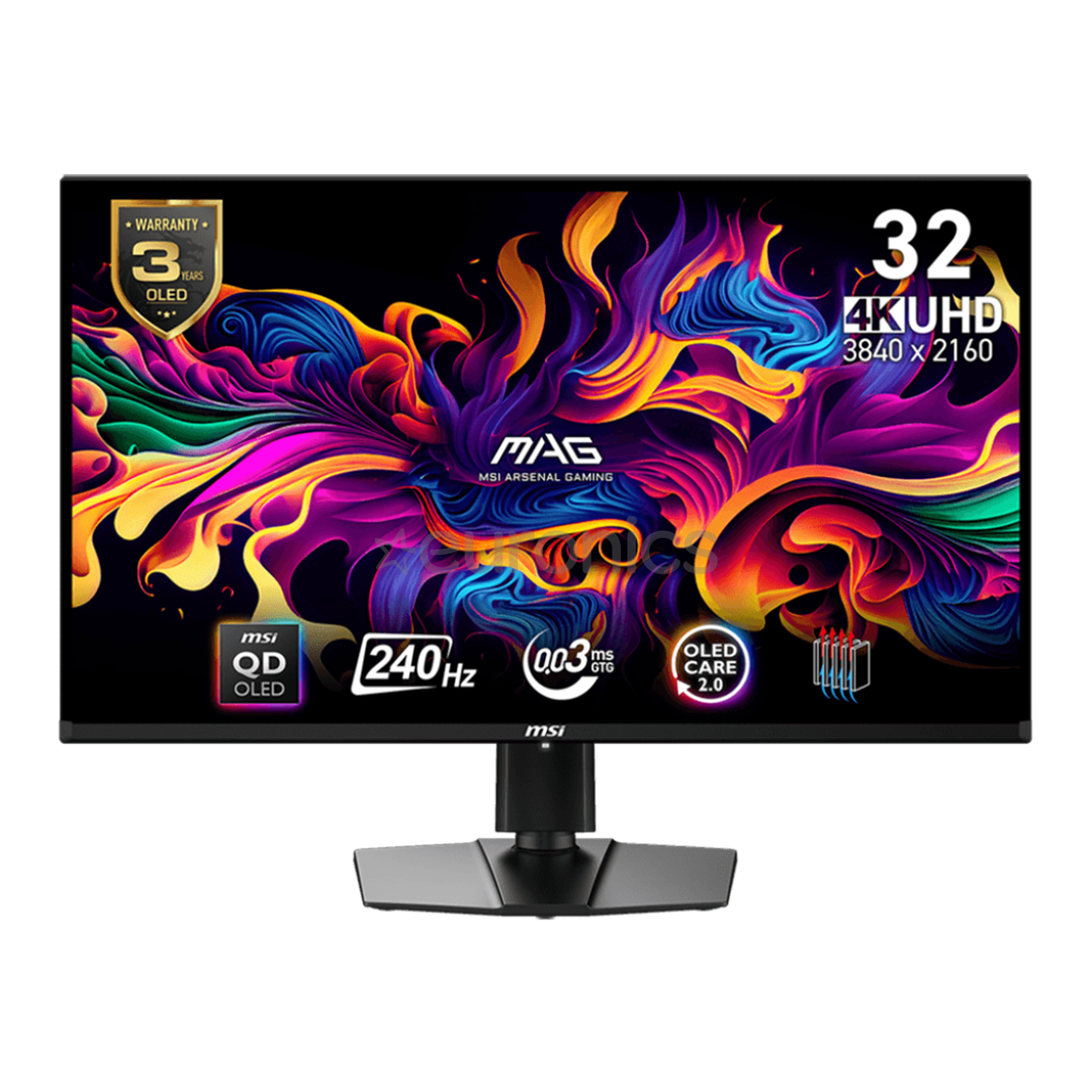 MSI MAG321 UPX, 32'', 4K UHD, 240 Hz, QD-OLED, must - Monitor