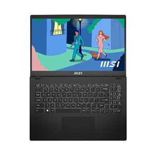 MSI Modern 15 B7M, 15,6'', Ryzen 7, 16 ГБ, 512 ГБ, W11P, черный - Ноутбук