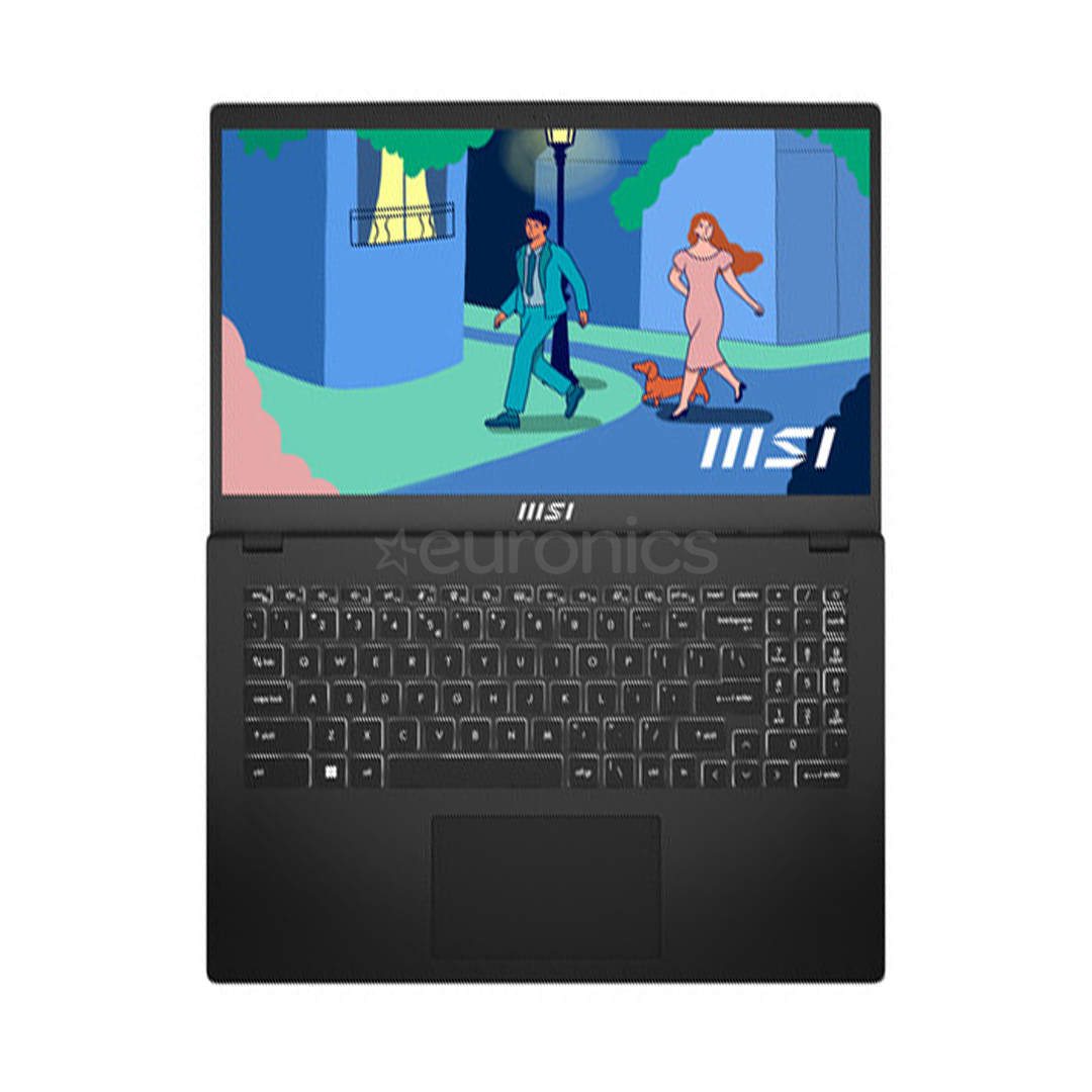 MSI Modern 15 B7M, 15,6'', Ryzen 7, 16 ГБ, 512 ГБ, W11P, черный - Ноутбук