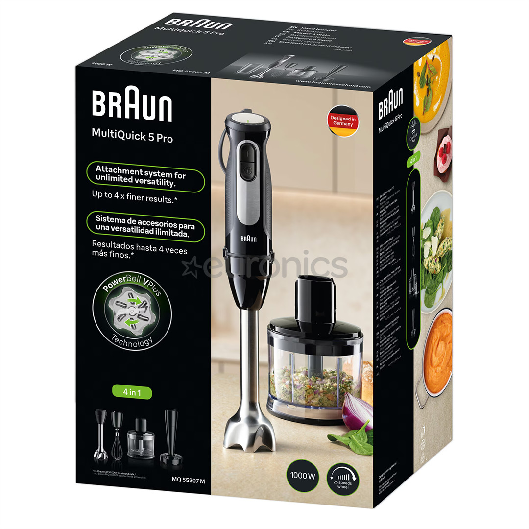 Braun MultiQuick 5 Pro, must - Saumikser