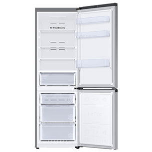 Samsung, No Frost, 344 L, kõrgus 186 cm, hõbedane - Külmik