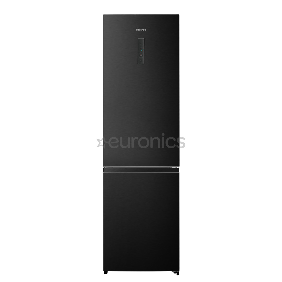 Hisense, NoFrost, 336 L, 201 cm, black - Refrigerator