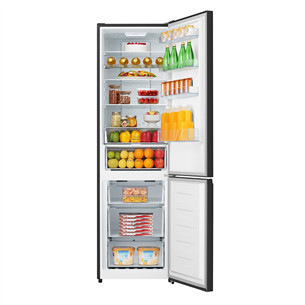 Hisense, NoFrost, 336 L, 201 cm, black - Refrigerator