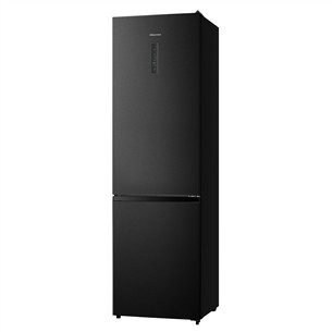 Hisense, NoFrost, 336 L, 201 cm, black - Refrigerator