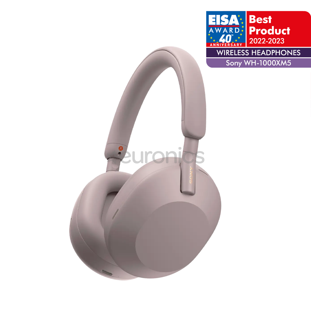 Sony WH 1000XM5 smoky pink Wireless headphones WH1000XM5P.CE7 Euronics