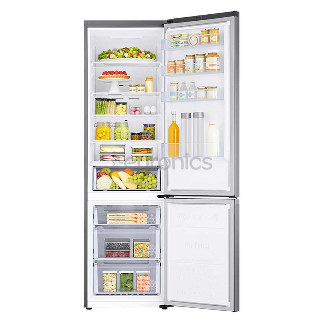 Samsung, NoFrost, 390 L, 203 cm, inox - Refrigerator