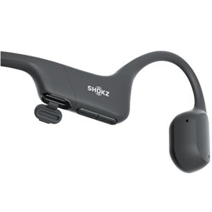 Shokz Open Run, USB-C, must - Luujuhtivusega juhtmevabad klapid