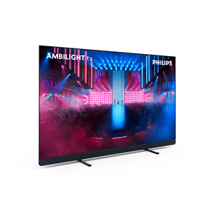 Philips OLED909, 77", OLED, Ultra HD, must - Teler