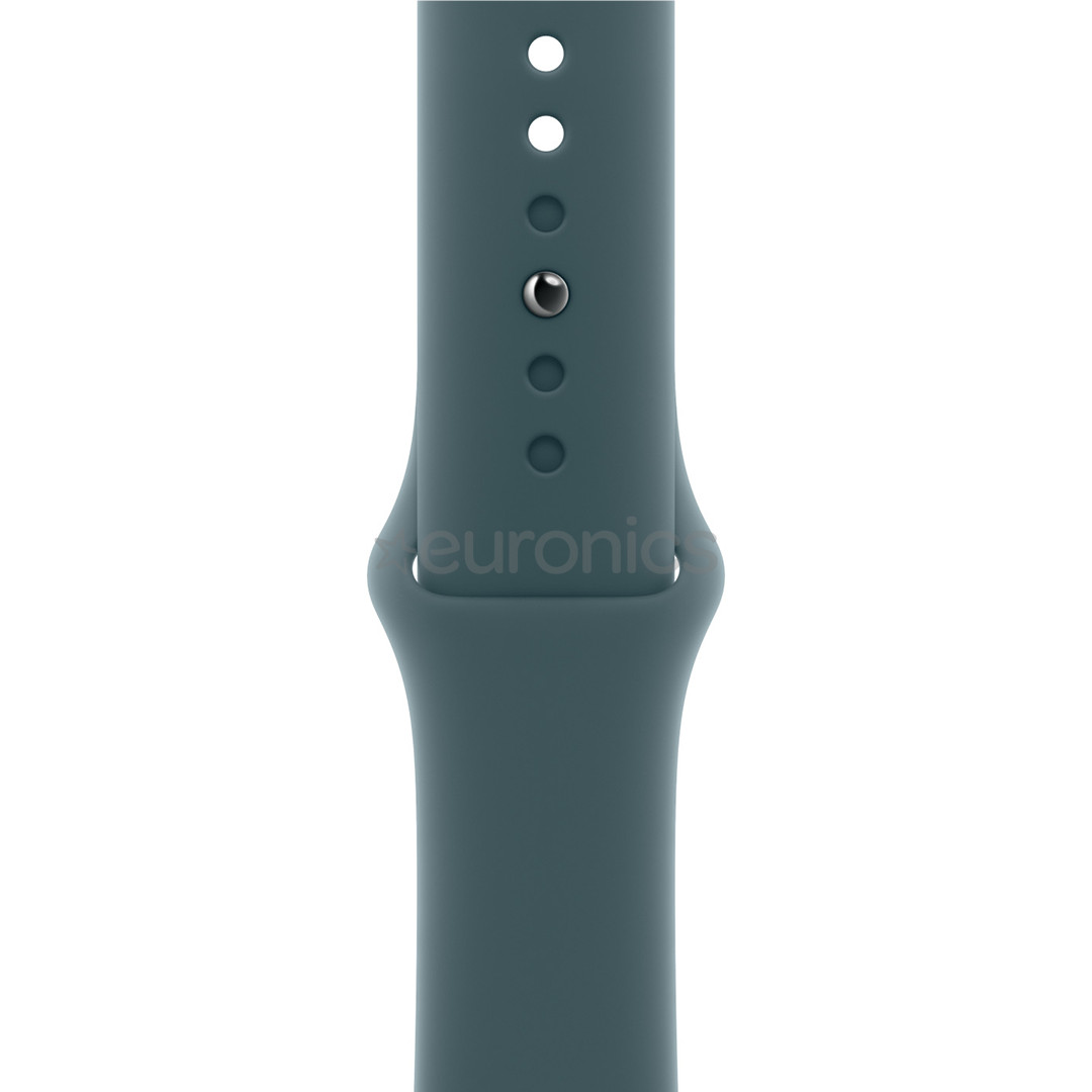 Apple Sport Band, 42 мм, S/M, зеленый - Ремешок для часов