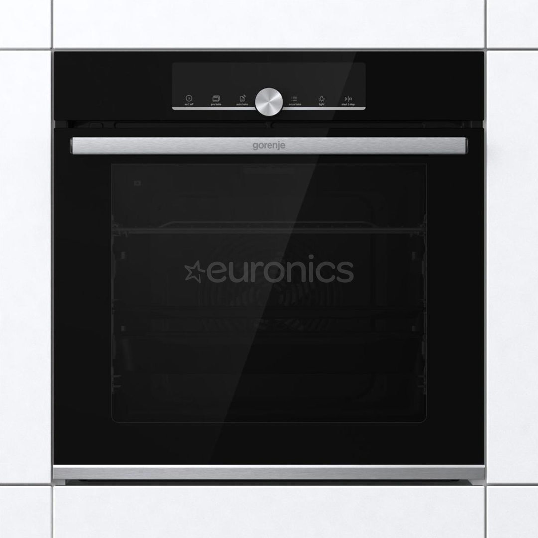 Gorenje, 77 L, katalüütiline puhastus, must - Integreeritav ahi
