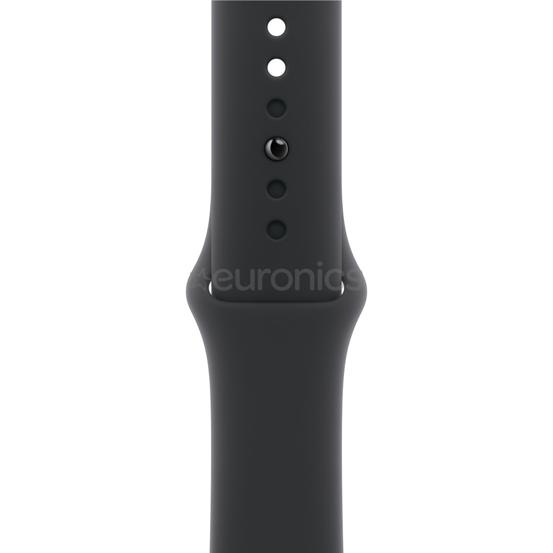 Apple Sport Band, 42 mm, S/M, must - Kellarihm