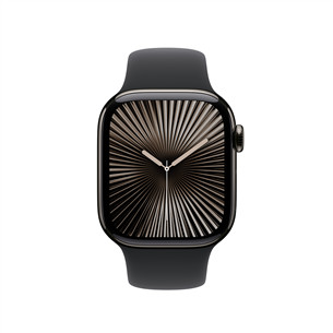 Apple Sport Band, 42 mm, S/M, must - Kellarihm