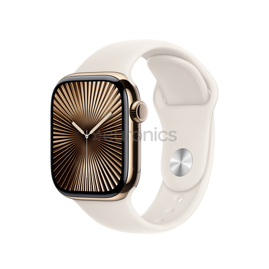 Apple Sport Band, 42 mm, S/M, beež - Kellarihm