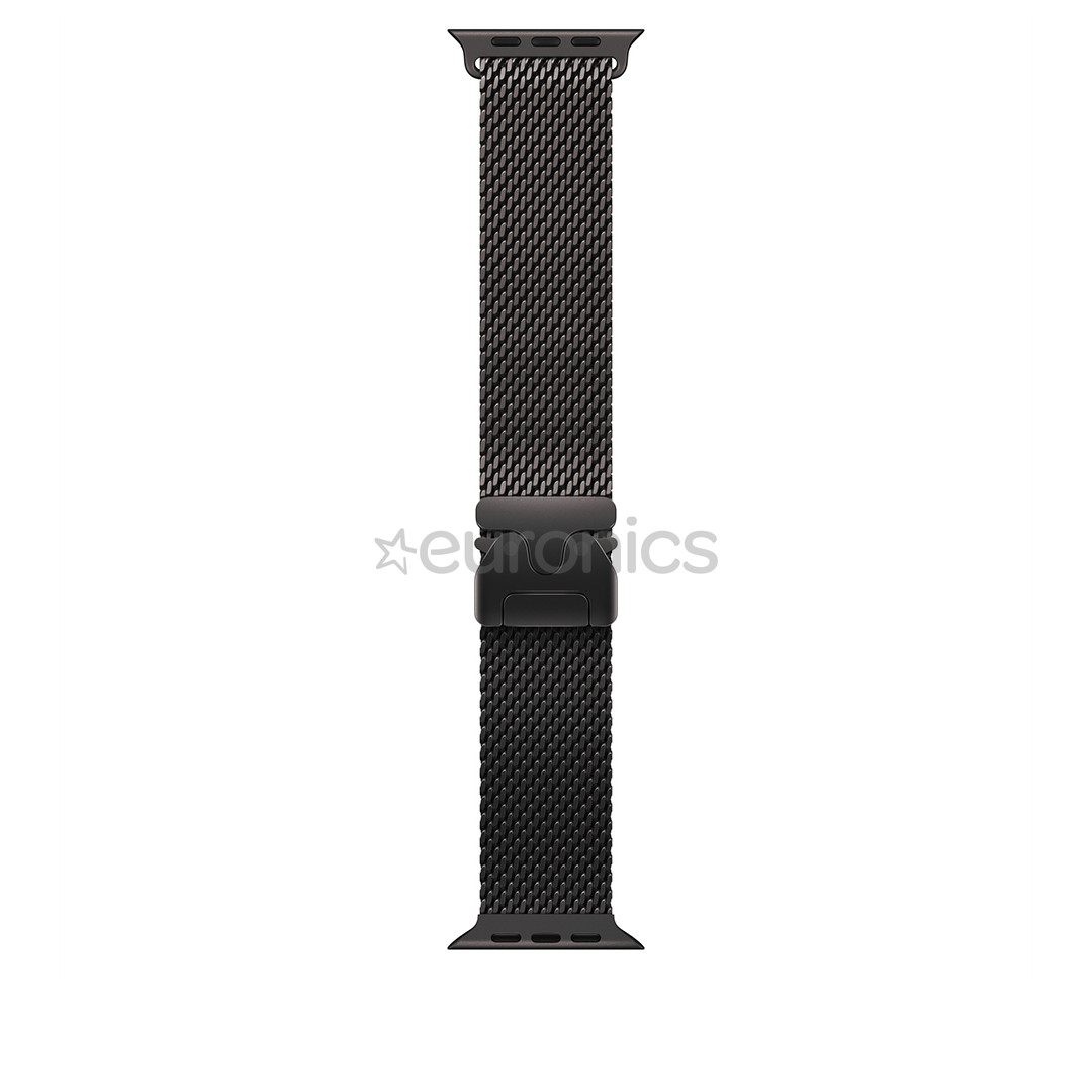 Apple Milanese Loop, 49 mm, Medium, black titanium - Watch band