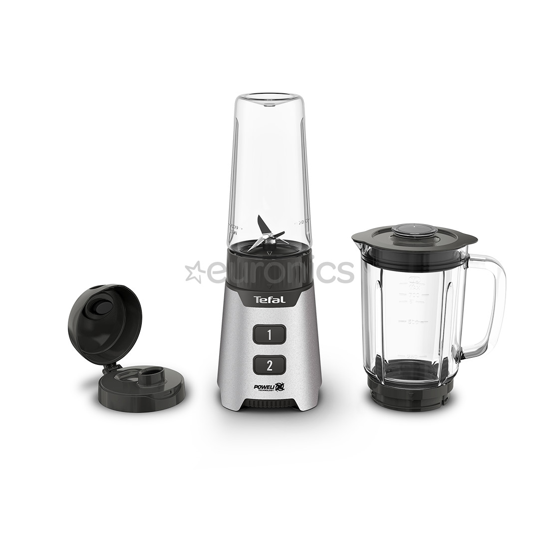 Tefal Minimix, 400 W, silver - Blender + On-the-Go Bottle