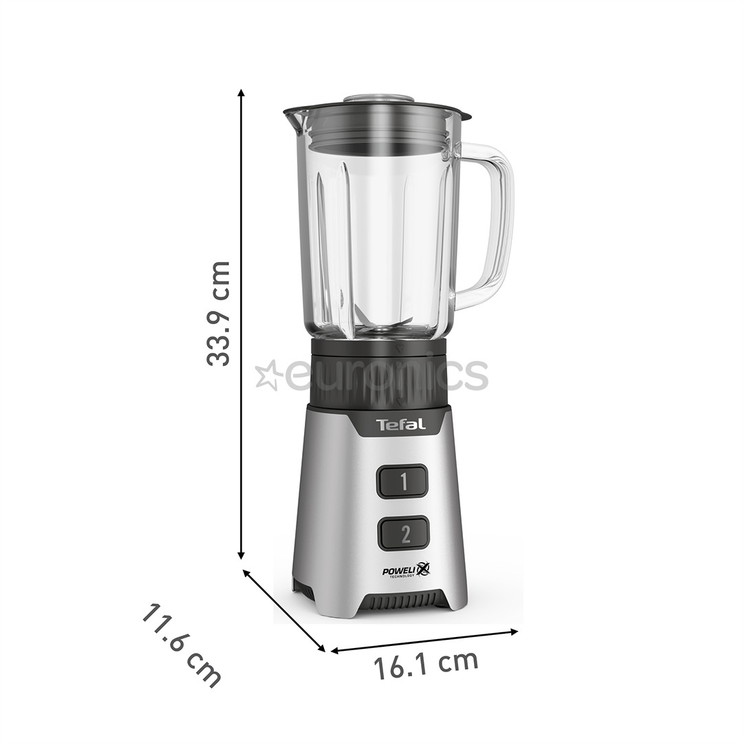 Tefal Minimix, 400 W, silver - Blender + On-the-Go Bottle