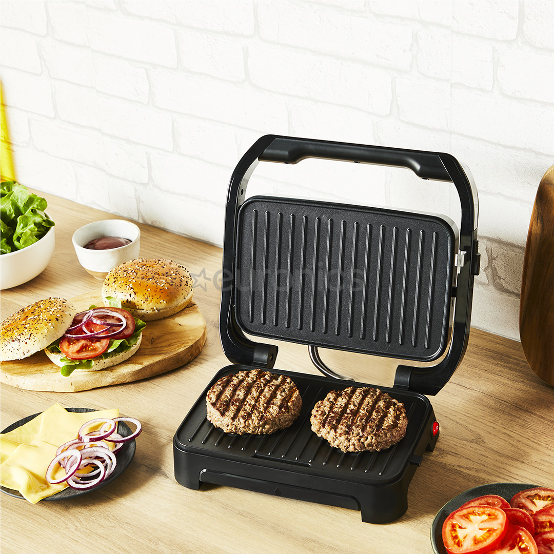 Tefal Inicio Compact, 1000 W, stainless steel - Compact grill