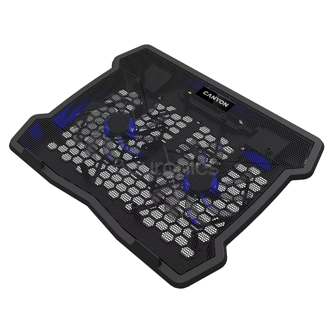 Canyon NS-03 Cooling Stand, 15,6'', must - Sülearvuti jahutusalus