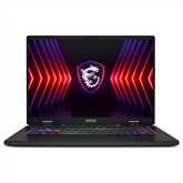MSI Sword 16, 16'', 144 Hz, FHD+, i7, 16 ГБ, 512 ГБ, RTX 4060, ENG, серый - Ноутбук