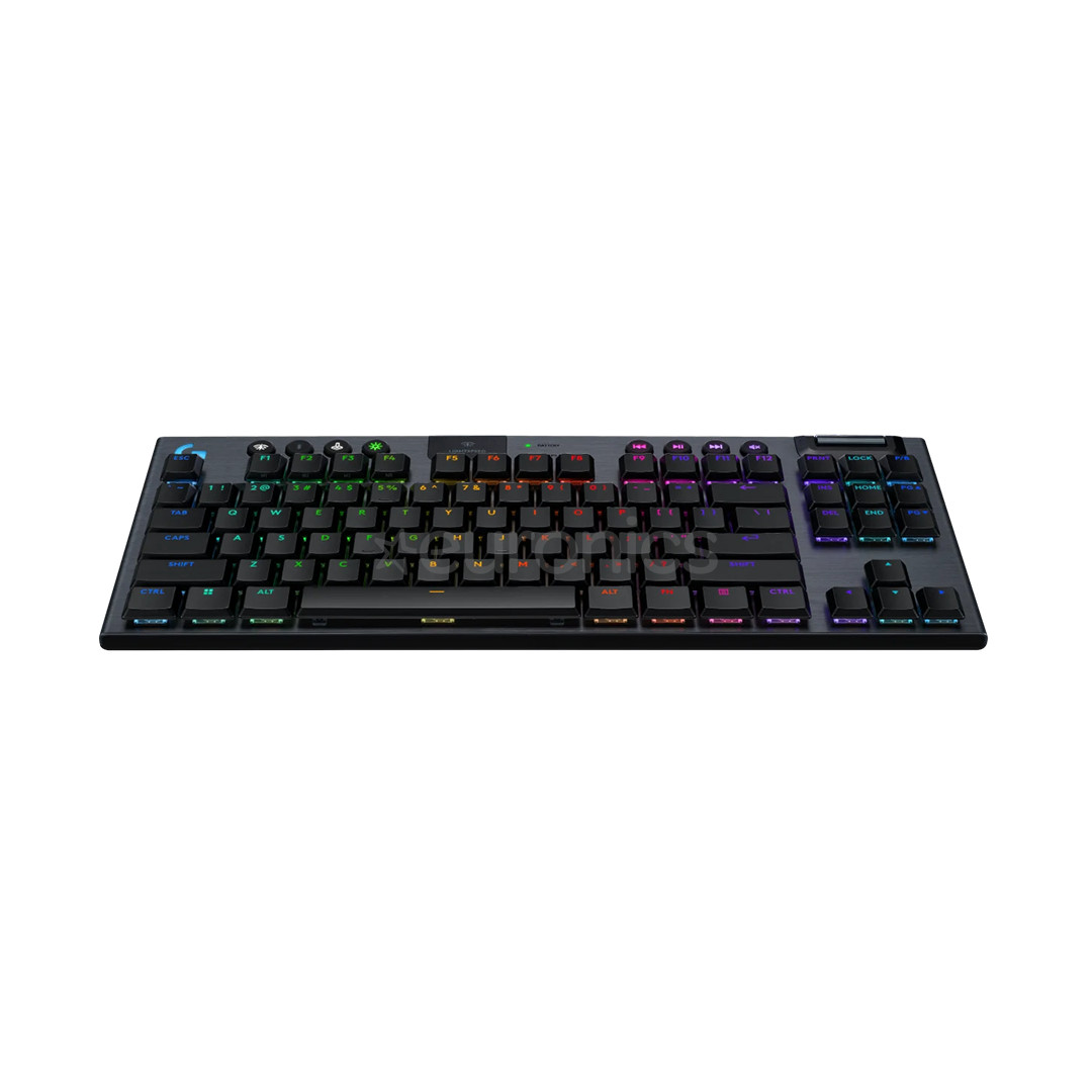 Logitech G915 X Lightspeed, TKL, tactile, US, must - Juhtmevaba klaviatuur